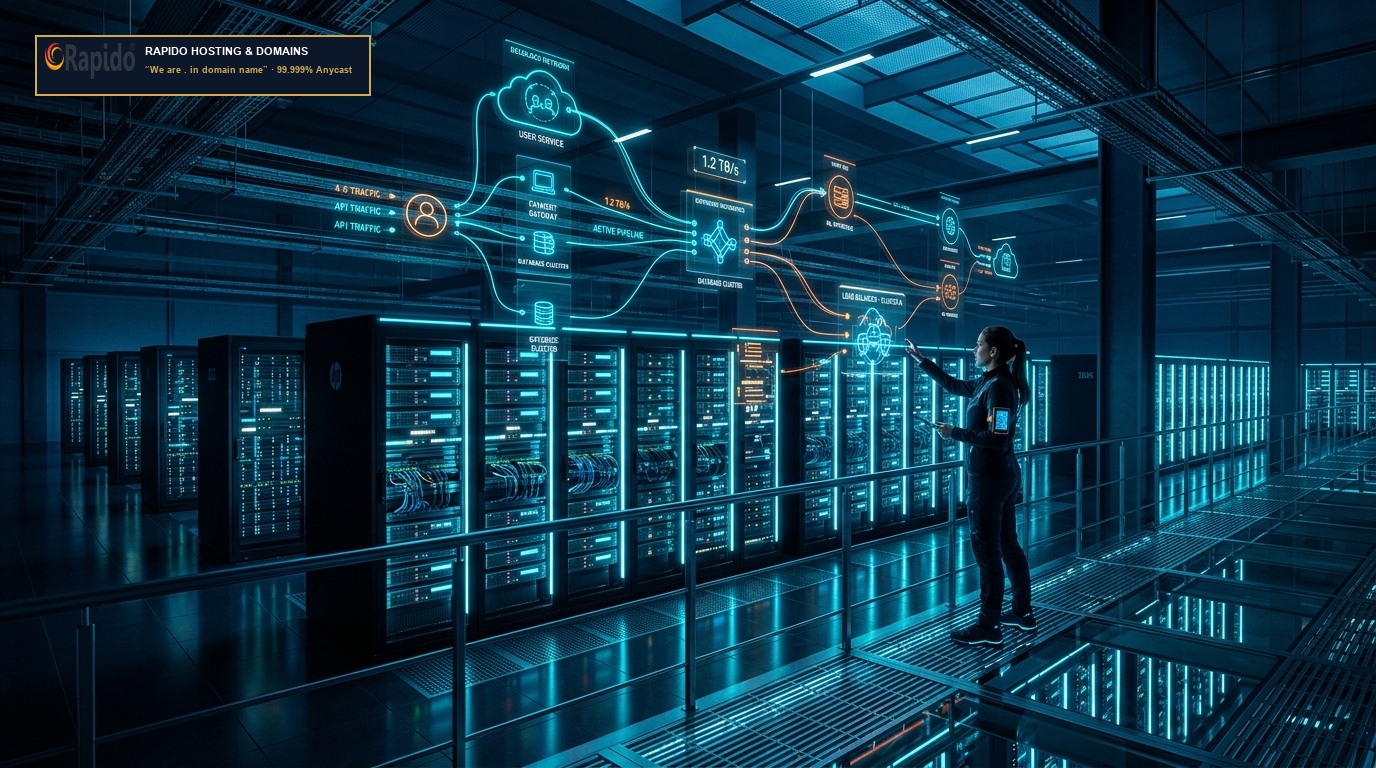 Sovereign cloud server infrastructure and Anycast DNS telemetry